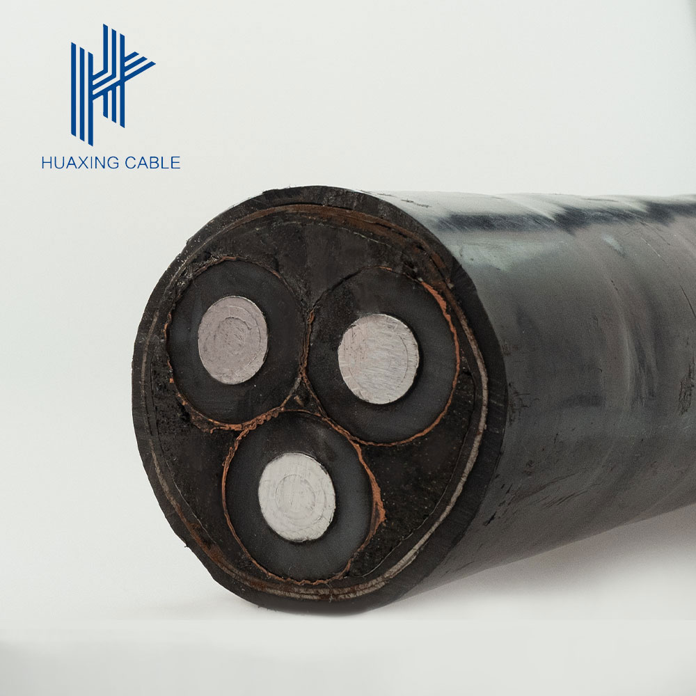 HV 35kv 3 core aluminum alloy armoured high voltage cable