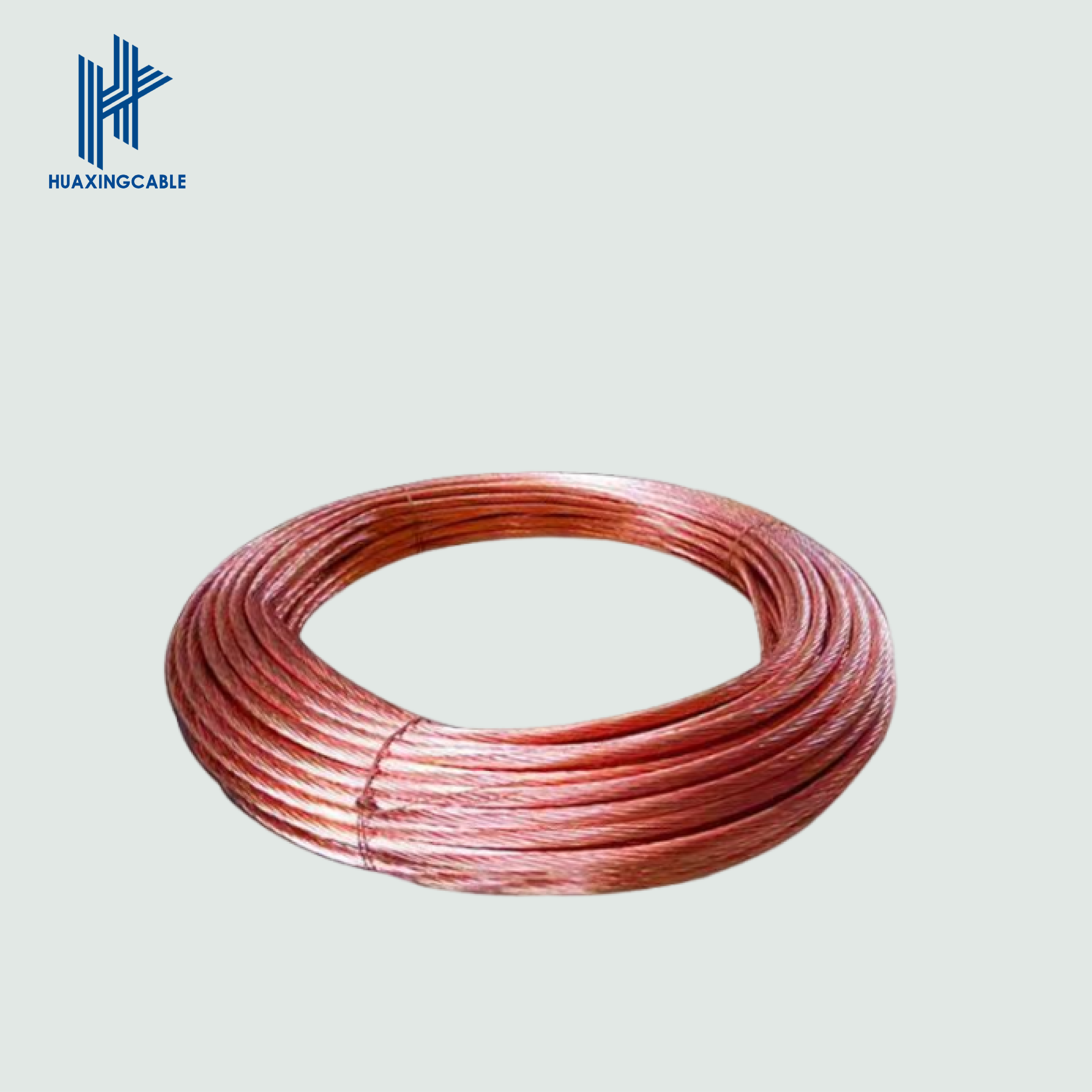 Copper-clad steel stranded wire conductor