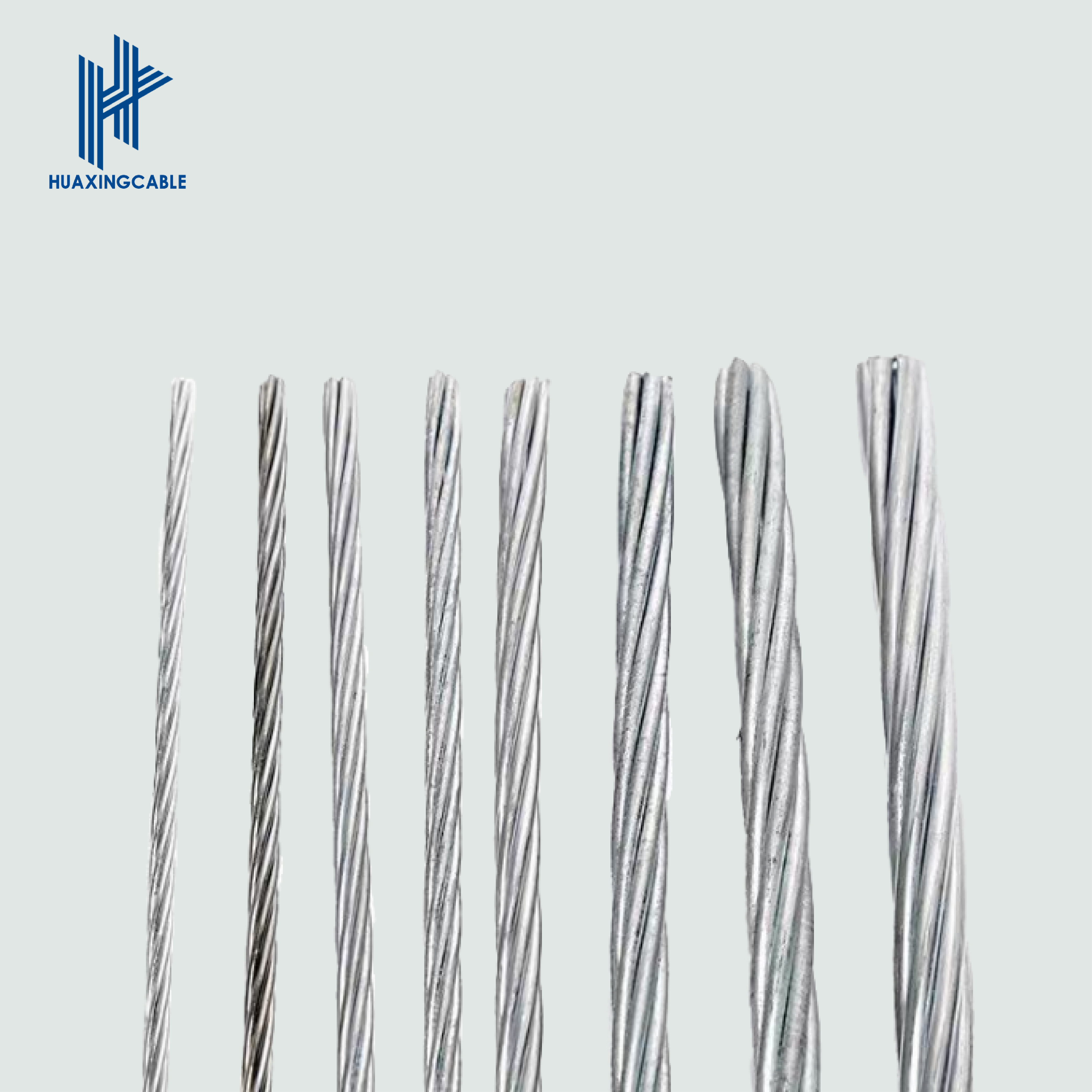 Galvanized steel strand conductor