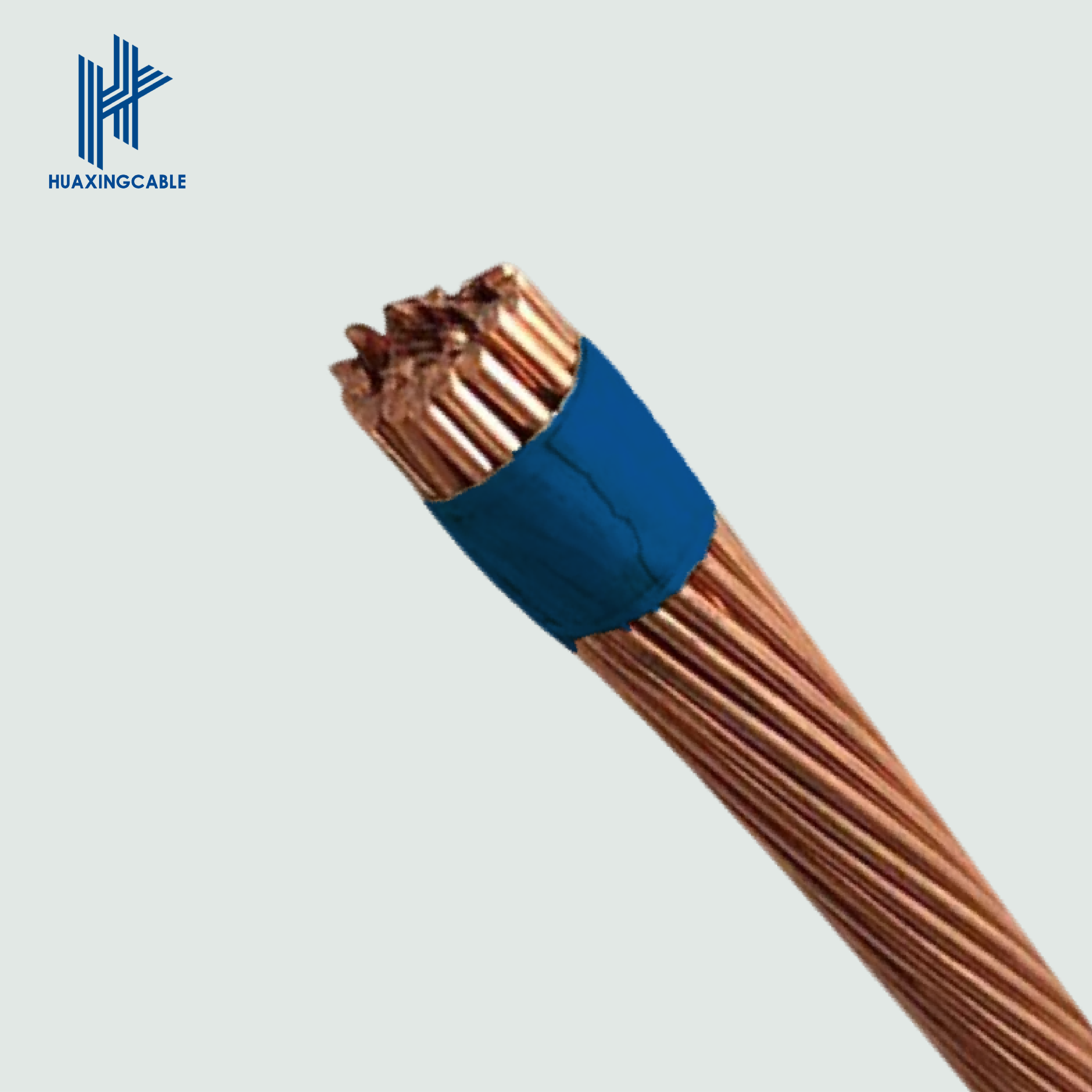 Copper-clad steel stranded wire conductor