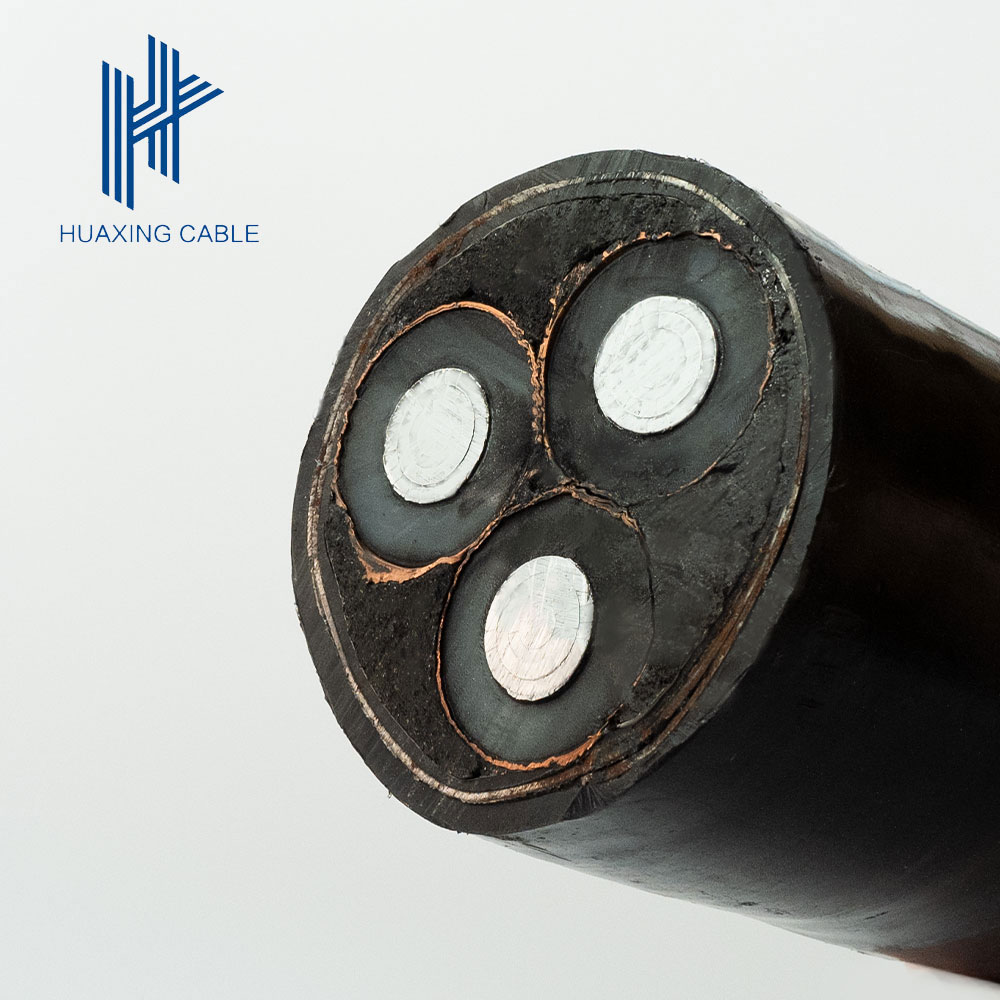 HV 35kv 3 core aluminum alloy armoured high voltage cable