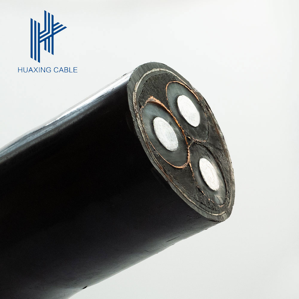 HV 35kv 3 core aluminum alloy armoured high voltage cable